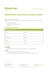 Secuone Weathered membrane Cleaner 18,9L - TF